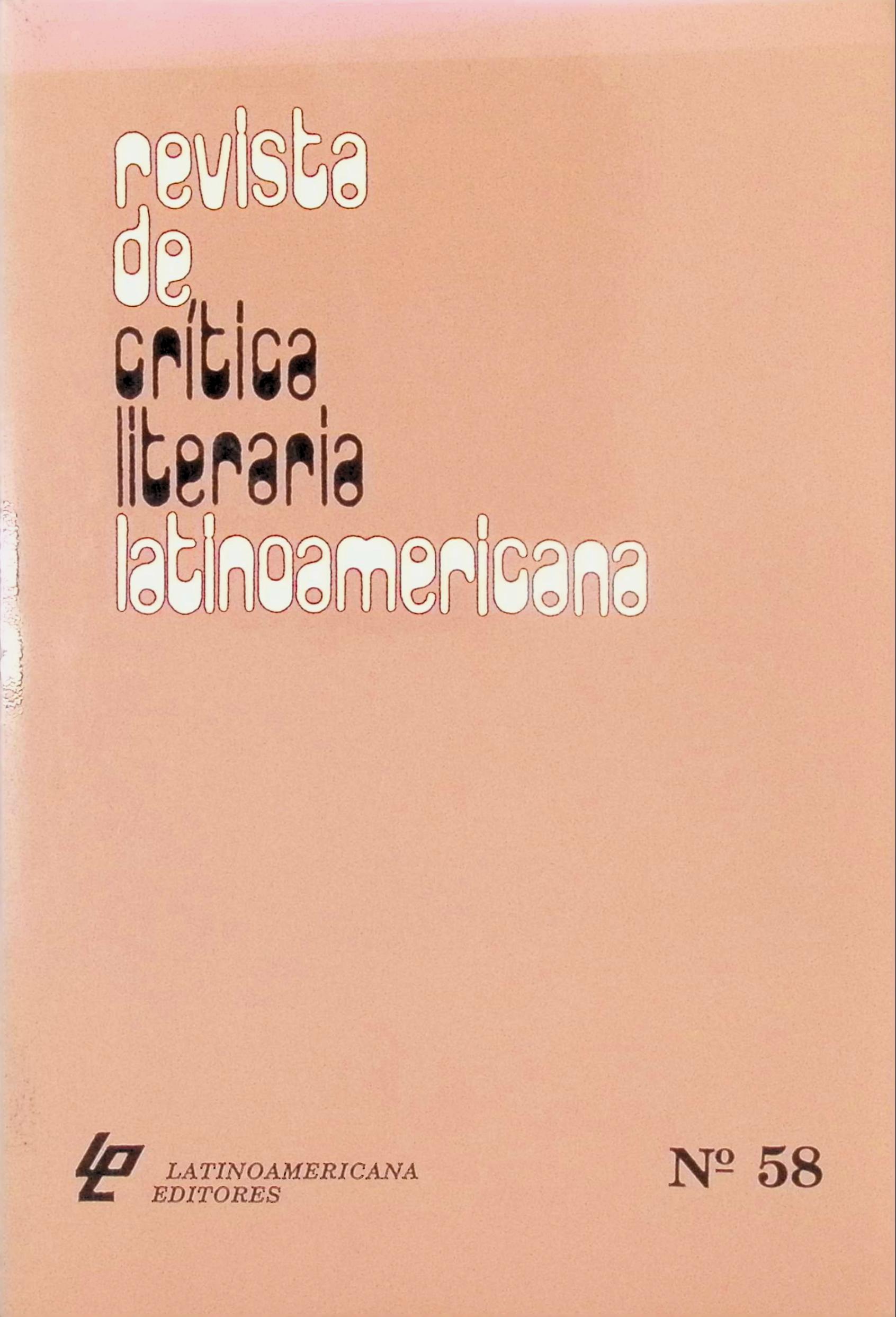 Ver Vol. 29 Núm. 58 (2003): Segundo semestre