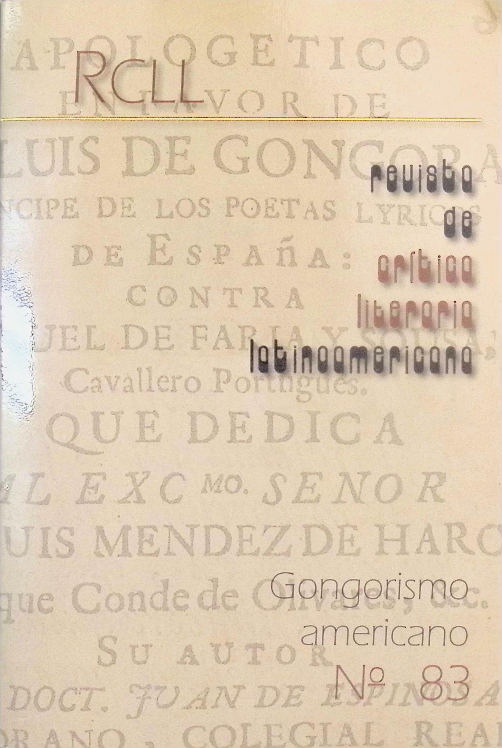 Ver Vol. 42 Núm. 83 (2016): Primer semestre